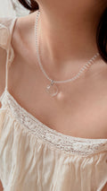 Clear Quartz Beaded Necklace