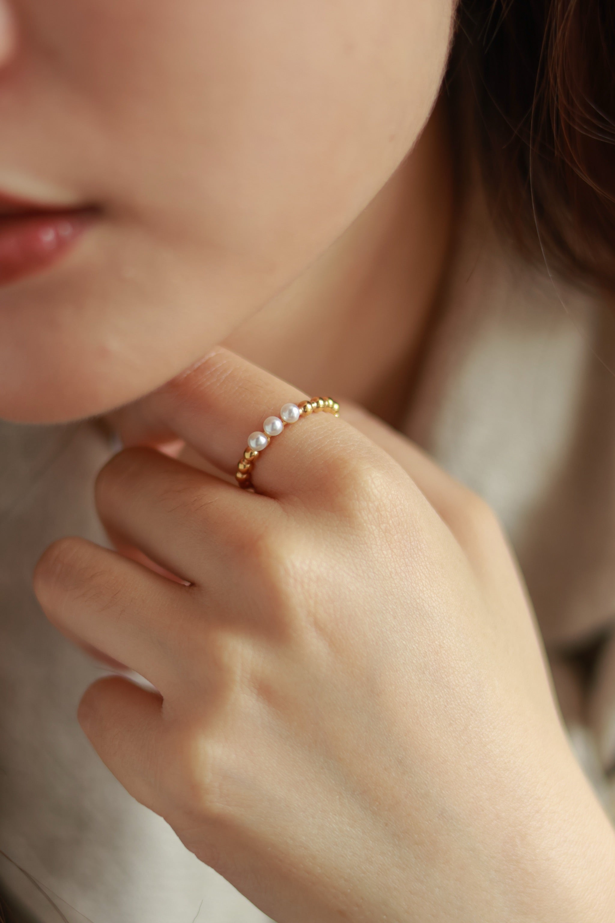 3 Pearls Ring