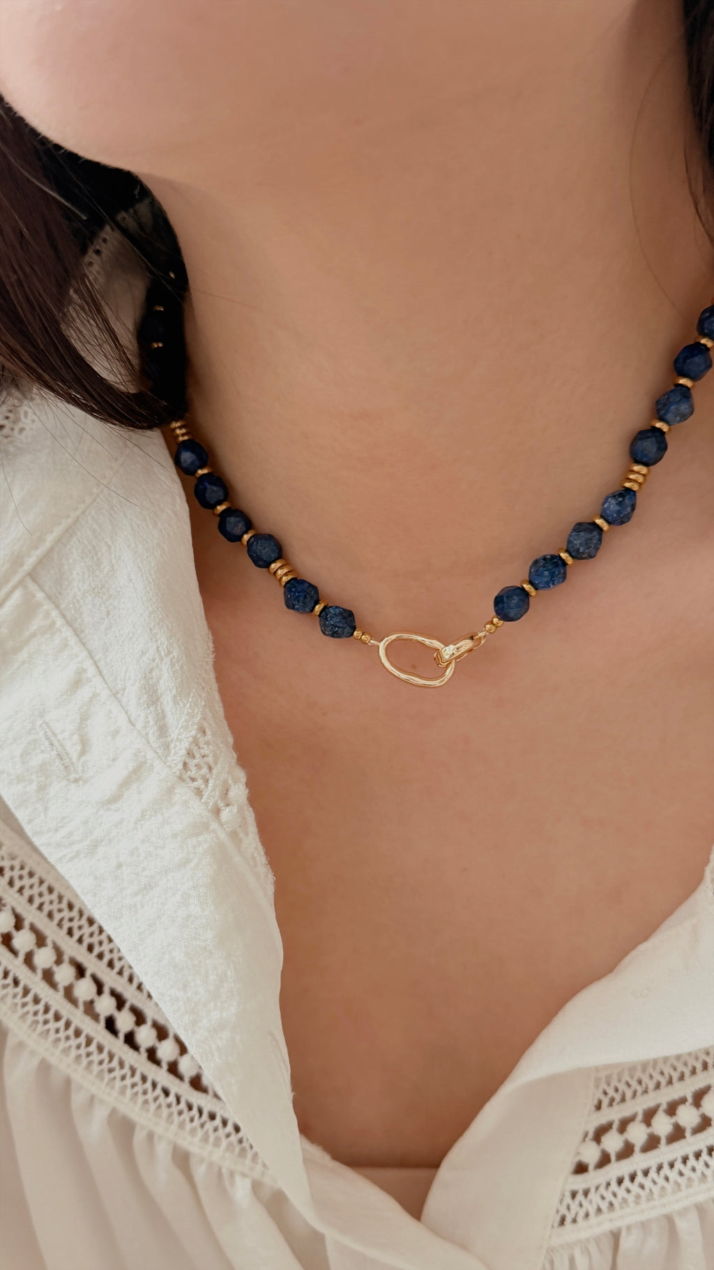 Lapis Lazuli Choker Necklace