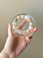 Flower Agate Mixed Crystal Bracelet