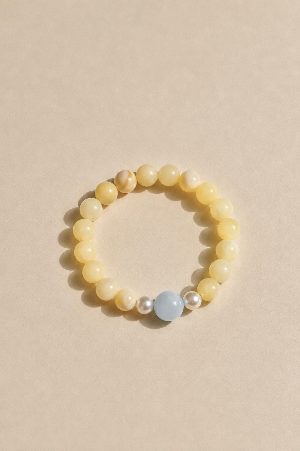 Orange Calcite Crystal Bracelet