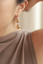 Ball & Teardrop Dangle Earrings