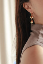 Ball & Teardrop Dangle Earrings