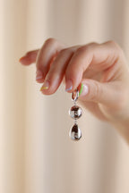 Ball & Teardrop Dangle Earrings