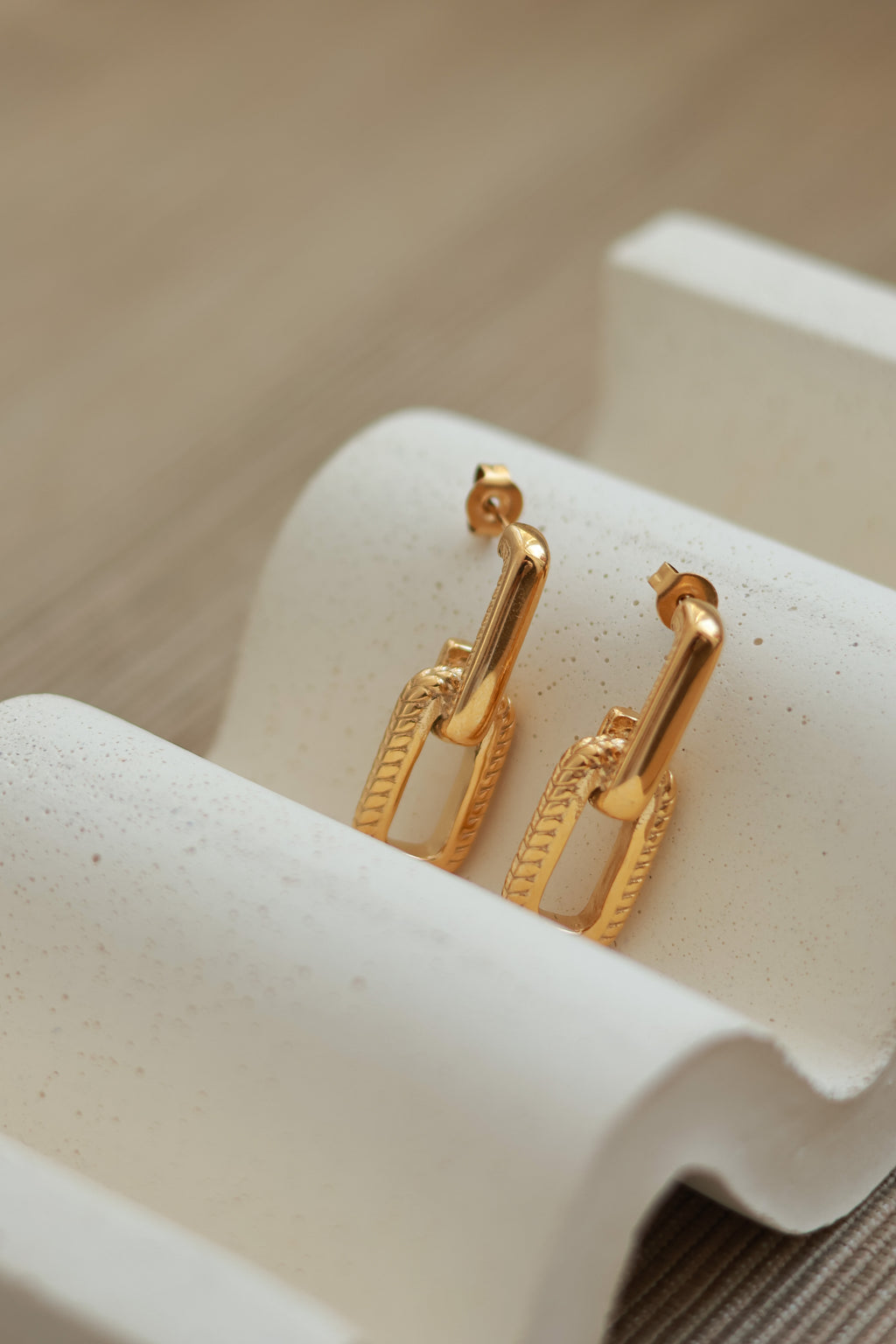 Dangle Paperclip Earrings