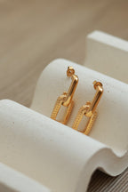 Dangle Paperclip Earrings