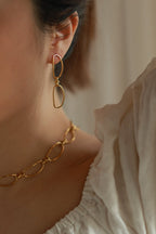 French Oval Choker Necklace