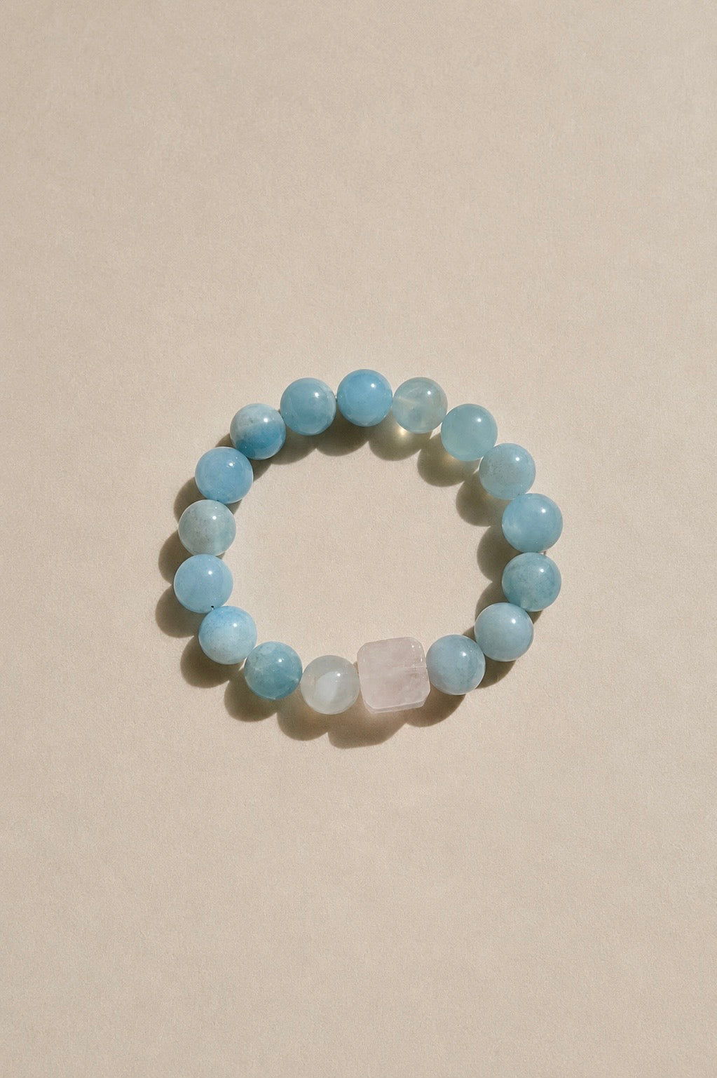 Aquamarine Crystal Bracelet