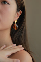 Abstract Gemstone Earrings