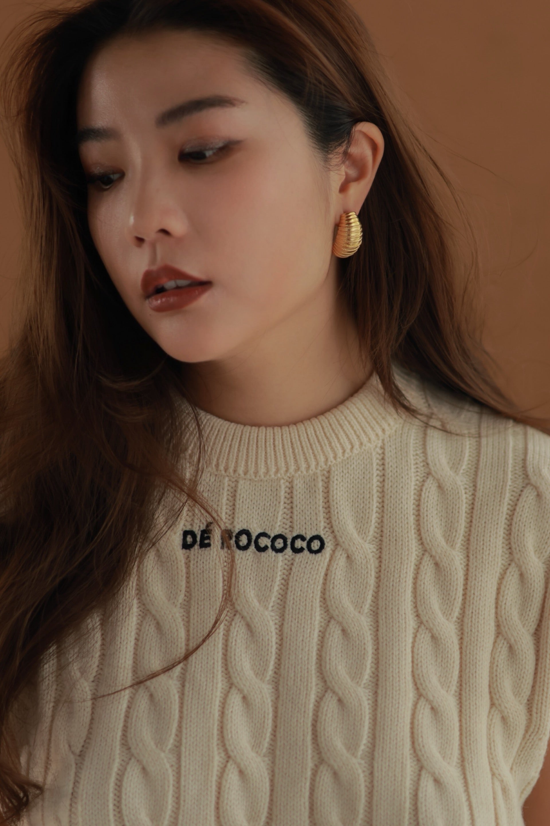 Chunky Croissant Earrings