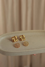 Vintage Chain Round Studs