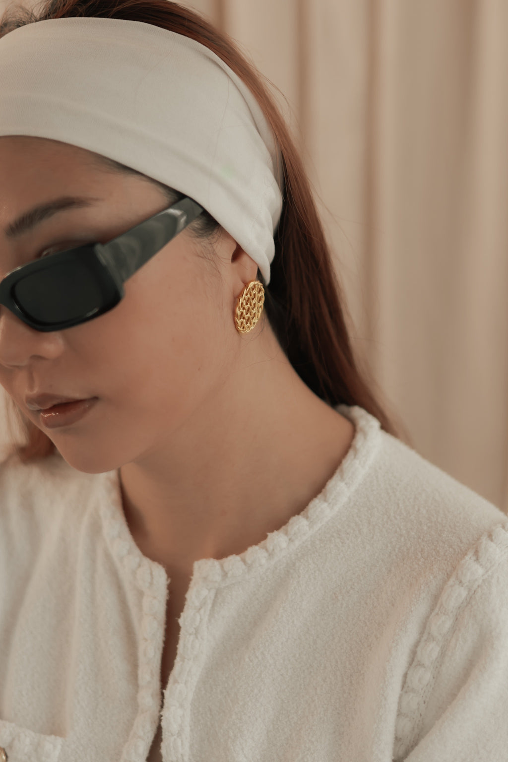 Vintage Chain Round Studs