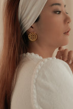 Vintage Chain Round Studs