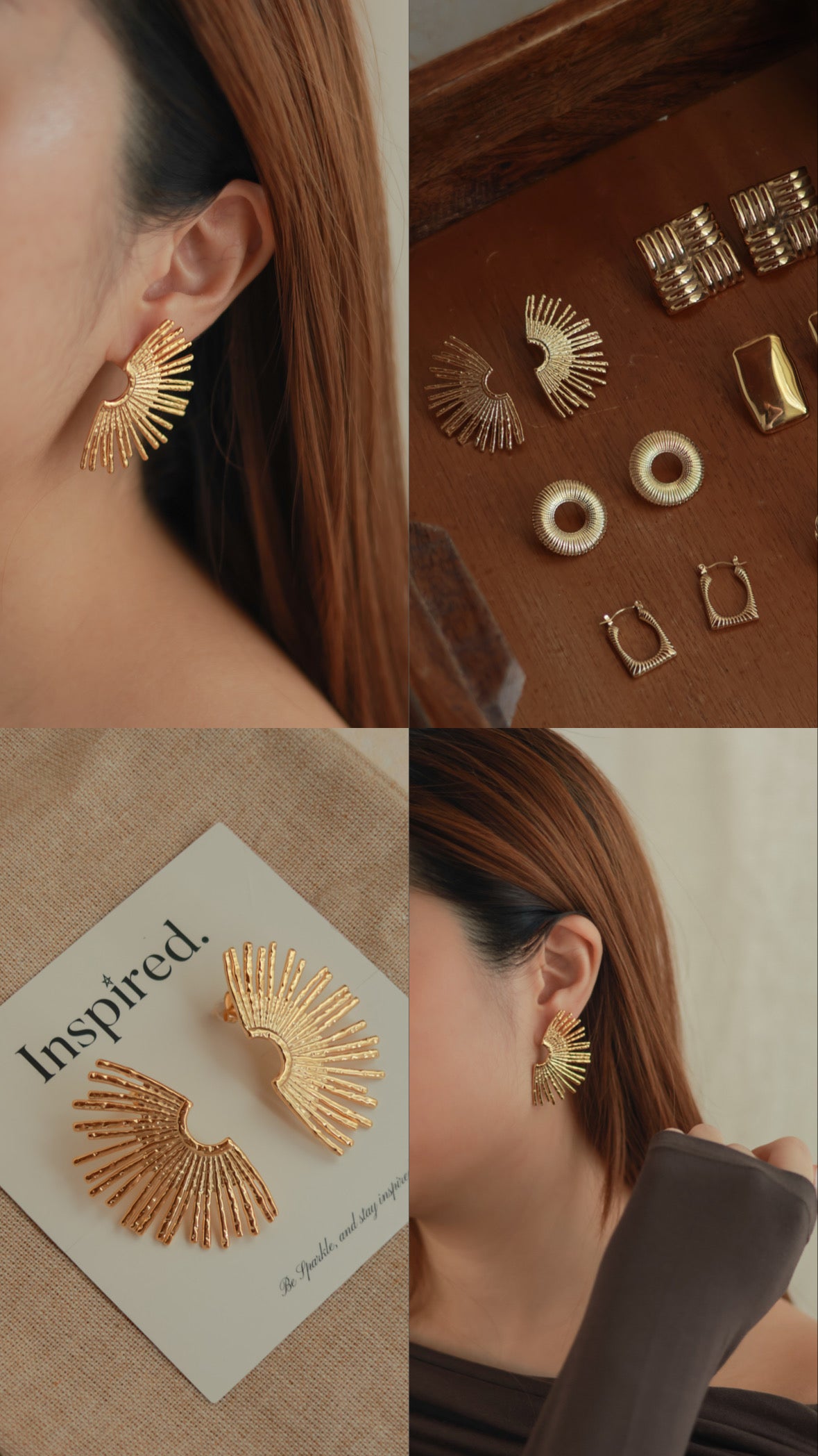 Sunburst Studs