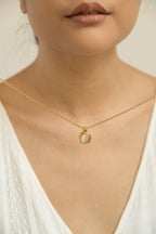 Round Rose Quartz Pendant