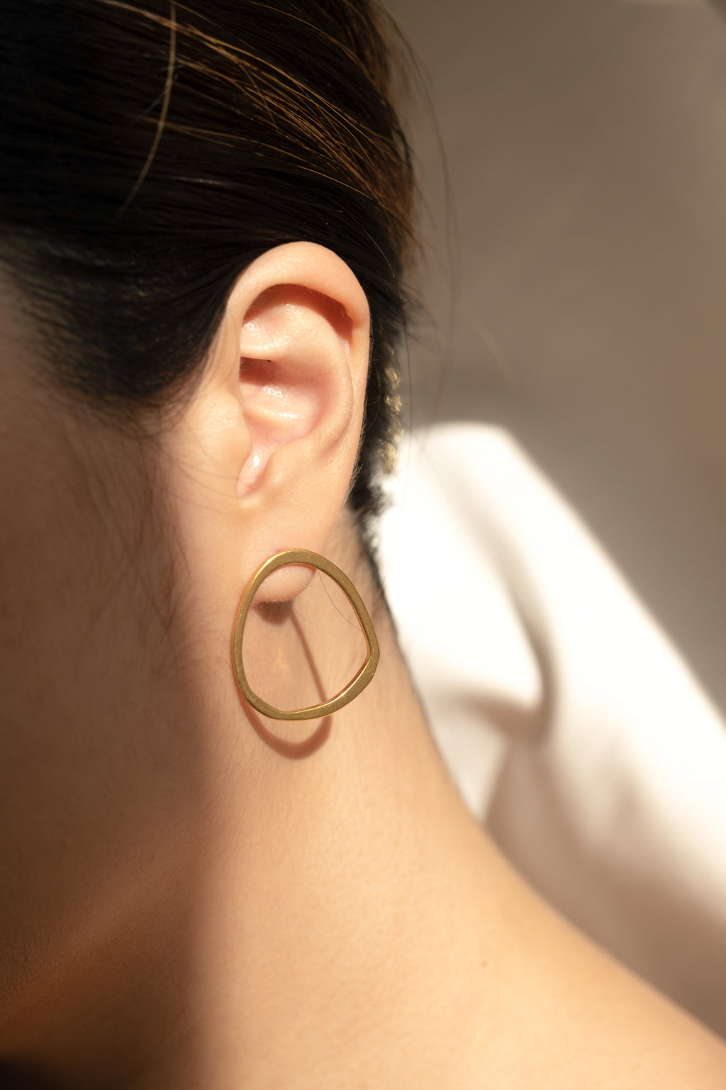 Irregular Circle Studs