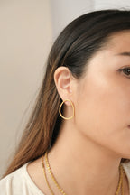 Irregular Circle Studs