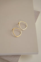 Irregular Circle Studs