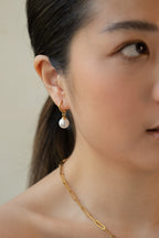 Dainty Pearl Drop Earrings