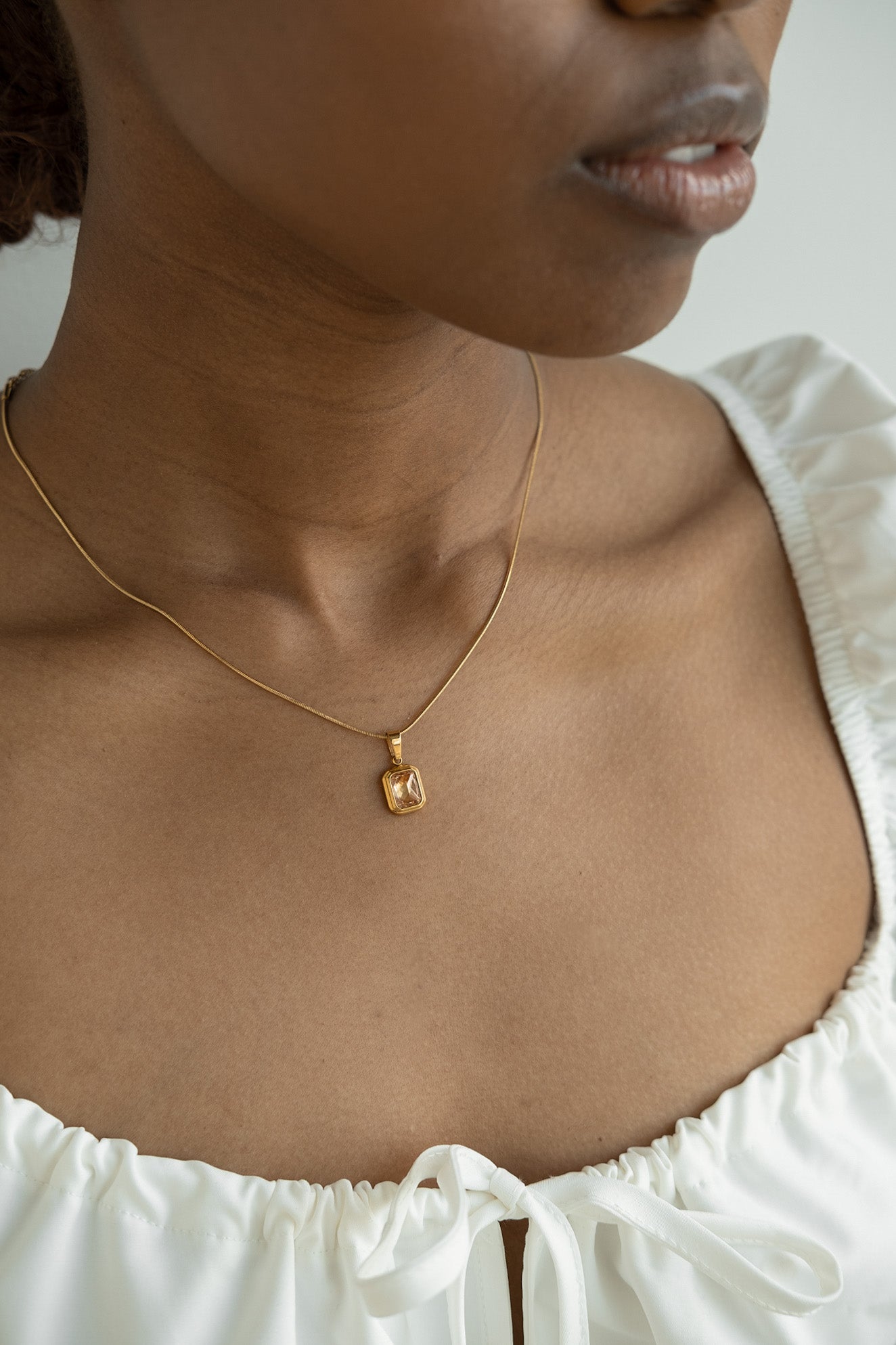 Blush Morganite Pendant