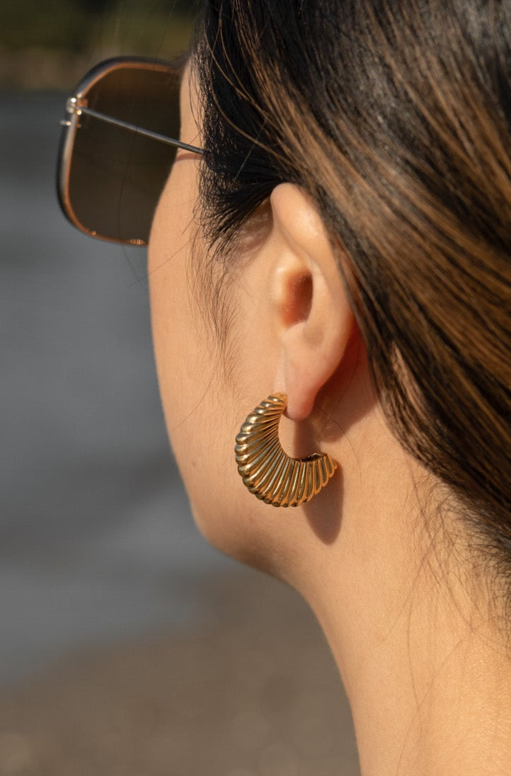 Bold Croissant Hoops