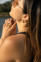 Textured Hoop Earrings