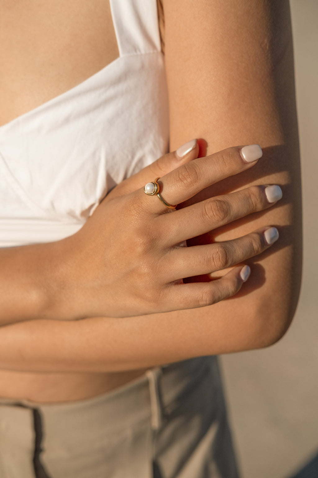 Bean Pearl Ring