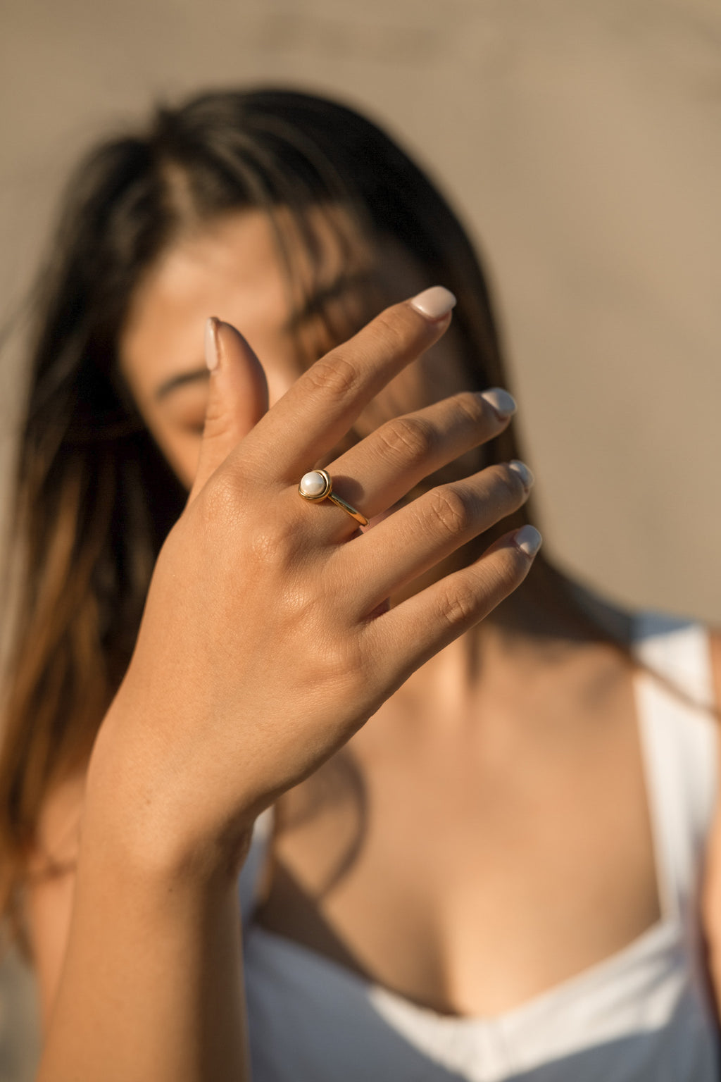 Bean Pearl Ring