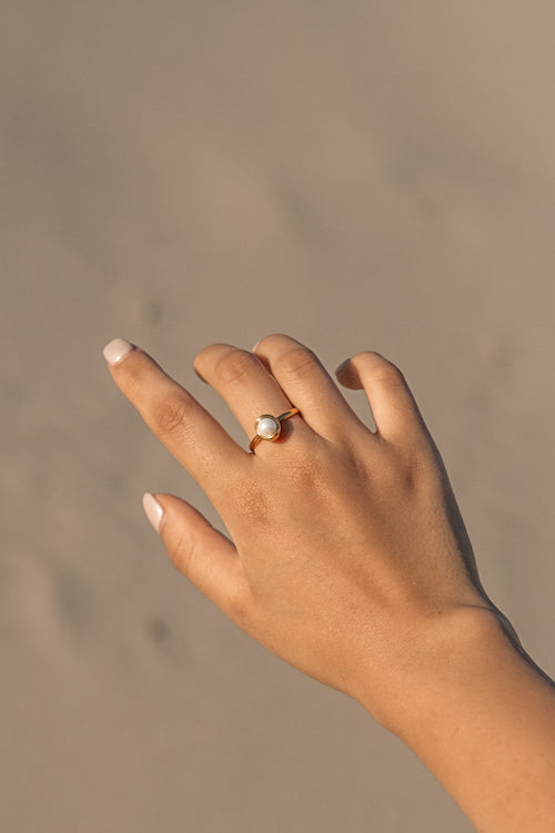 Bean Pearl Ring