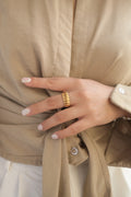 Ribbed Dome Ring