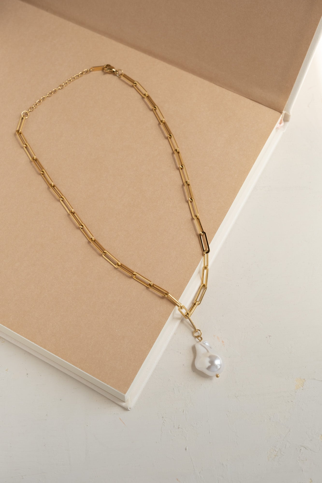 Jumbo Baroque Pearl Necklace