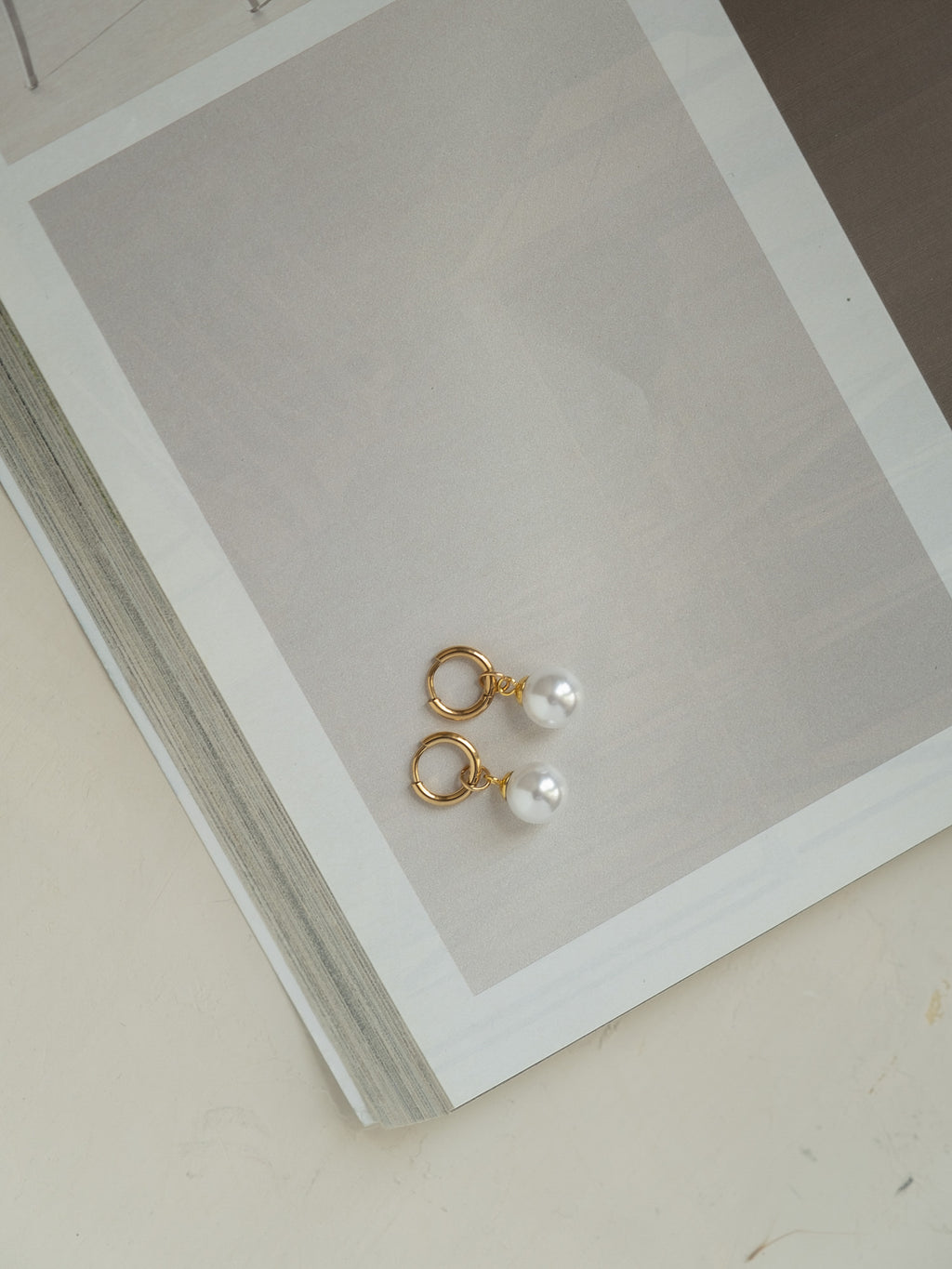 Dainty Pearl Drop Earrings