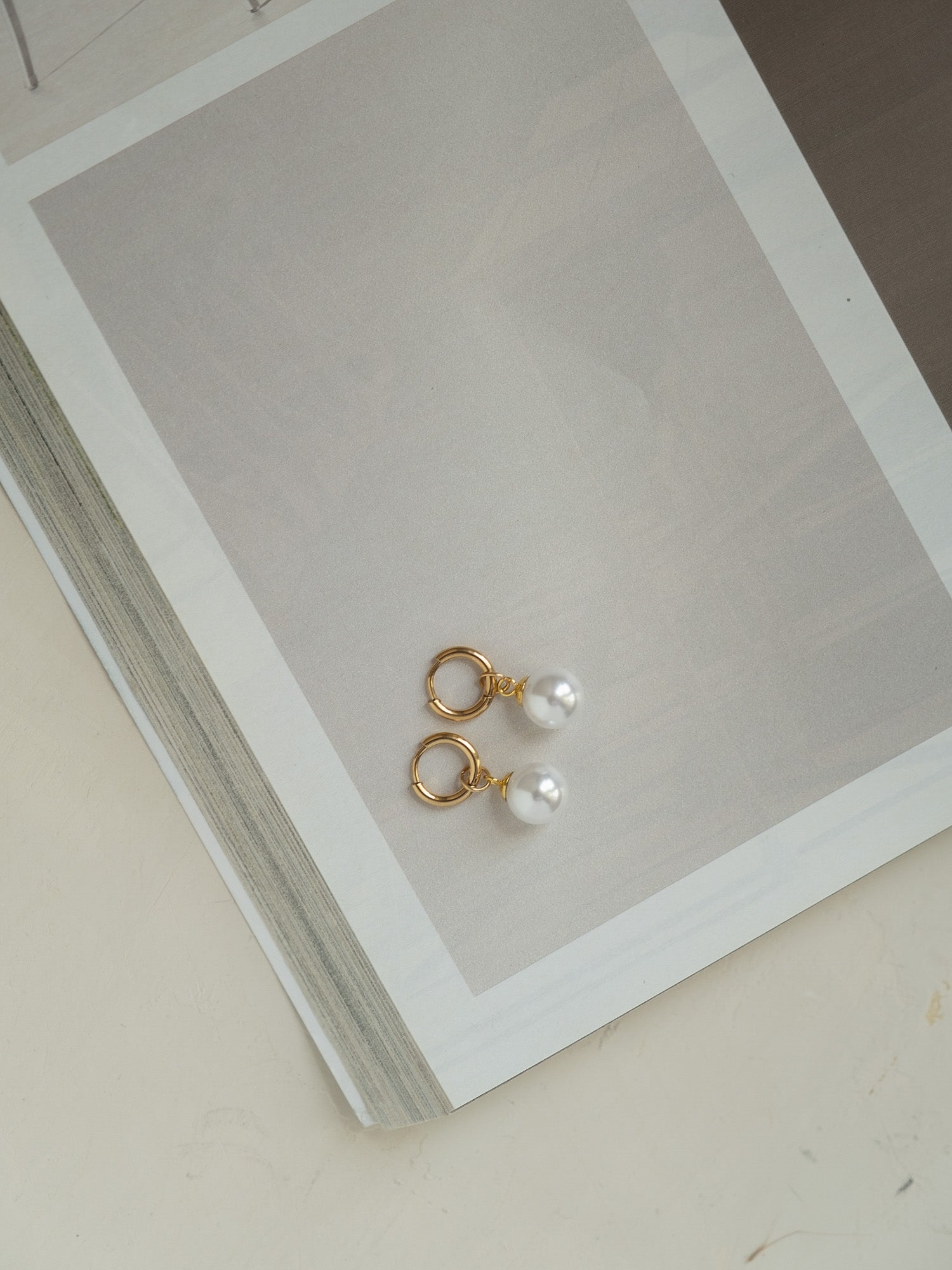 Dainty Pearl Drop Earrings
