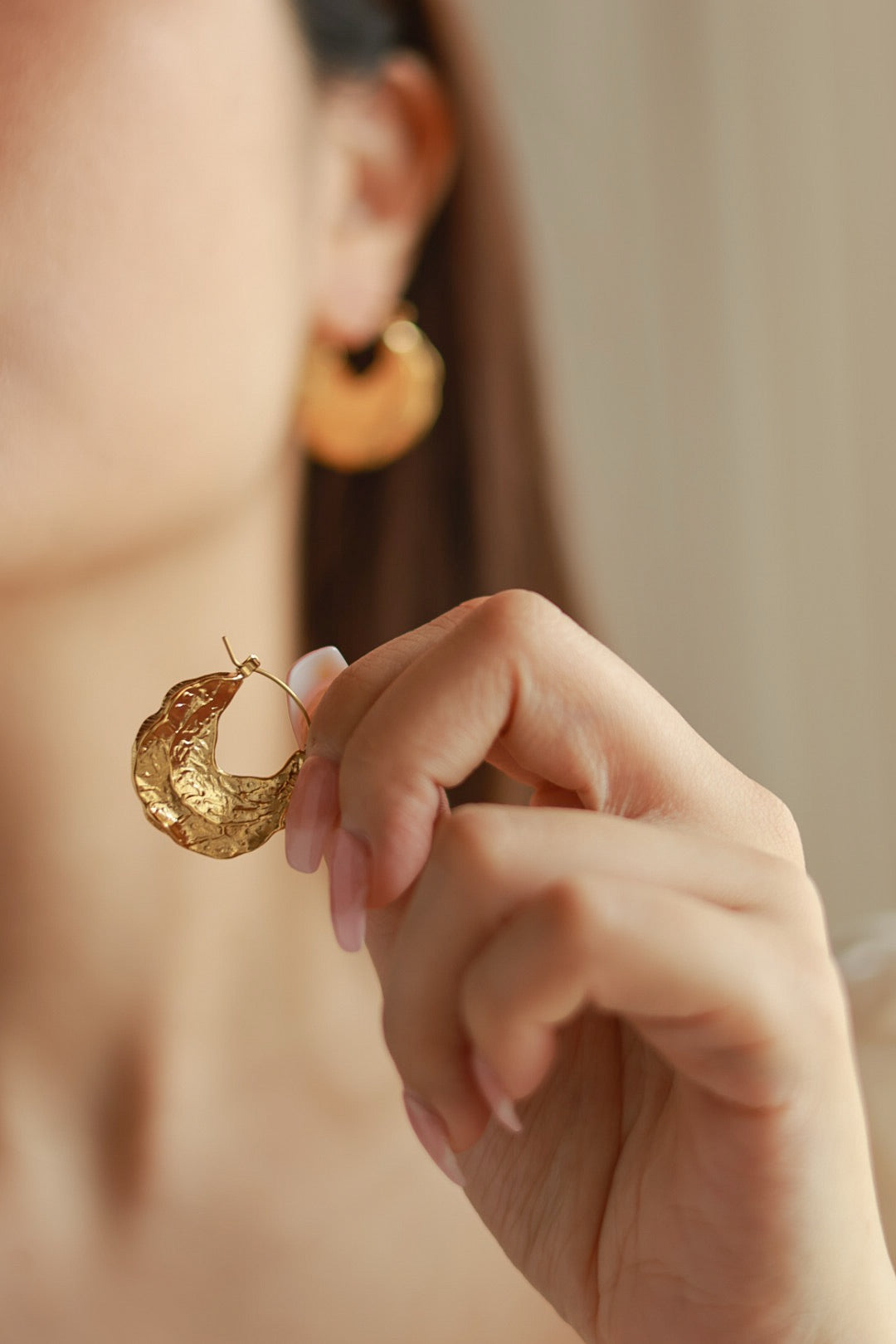 French Hammered Hoops