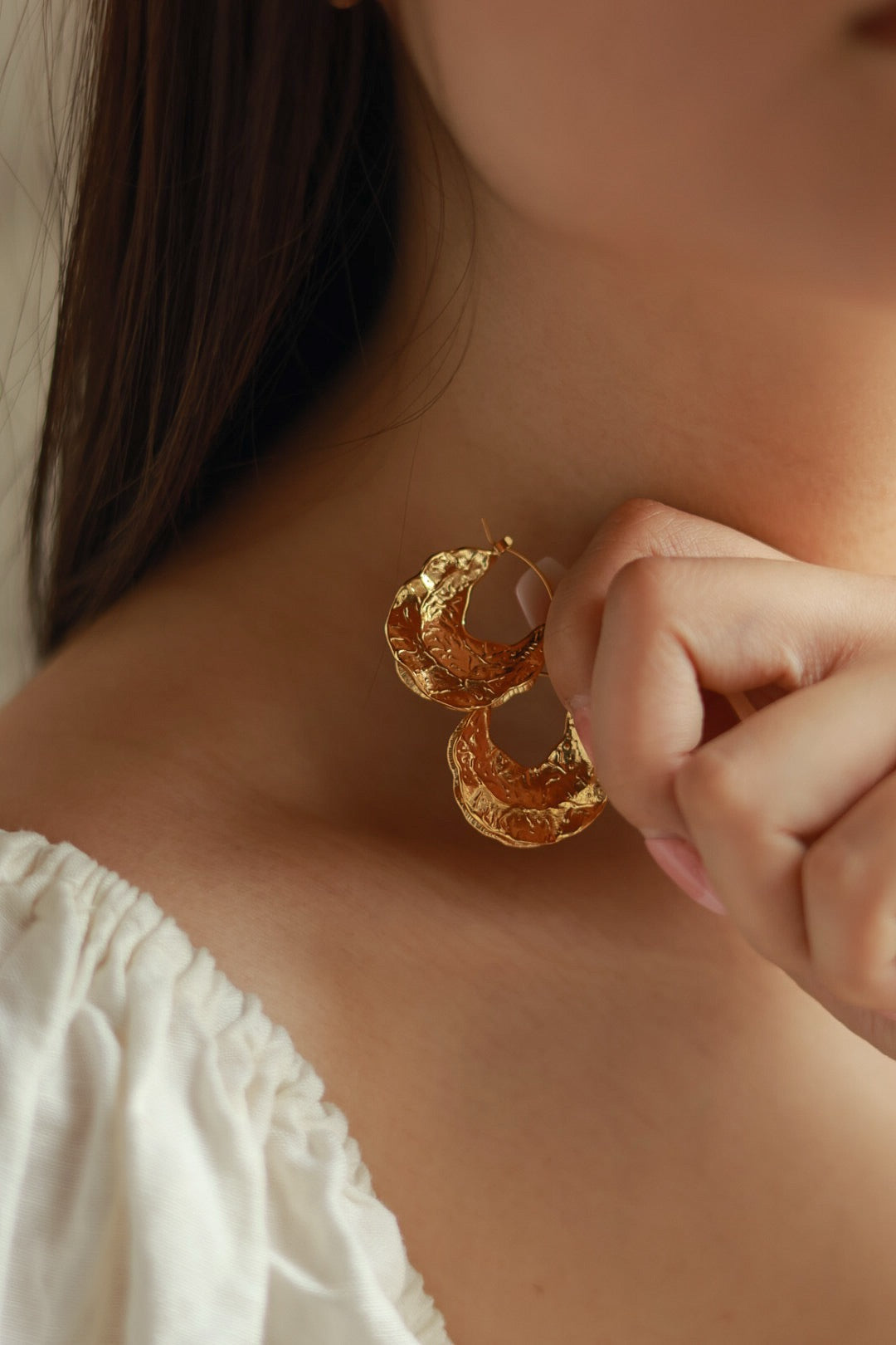 French Hammered Hoops