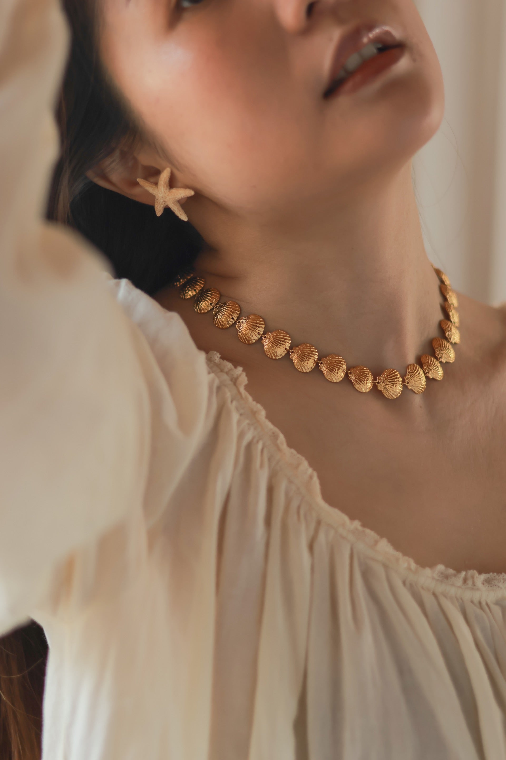 Antique Full Seashell Necklace