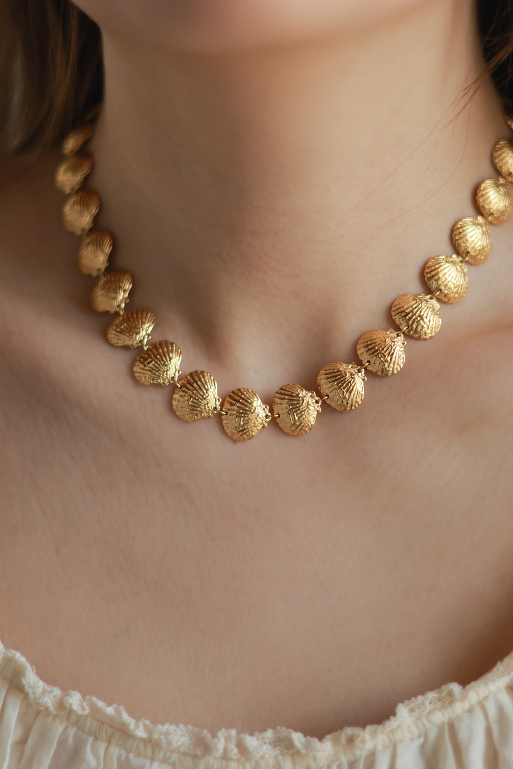 Antique Full Seashell Necklace