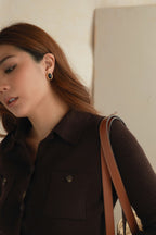 Vintage Oval Onyx Studs