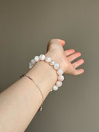 Cherry Blossom Agate with Pearls Crystal Bracelet