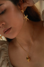 Starfish Drop Earrings