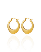Spade Hoop Earrings