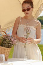 Dainty Beaded Pearl Necklace