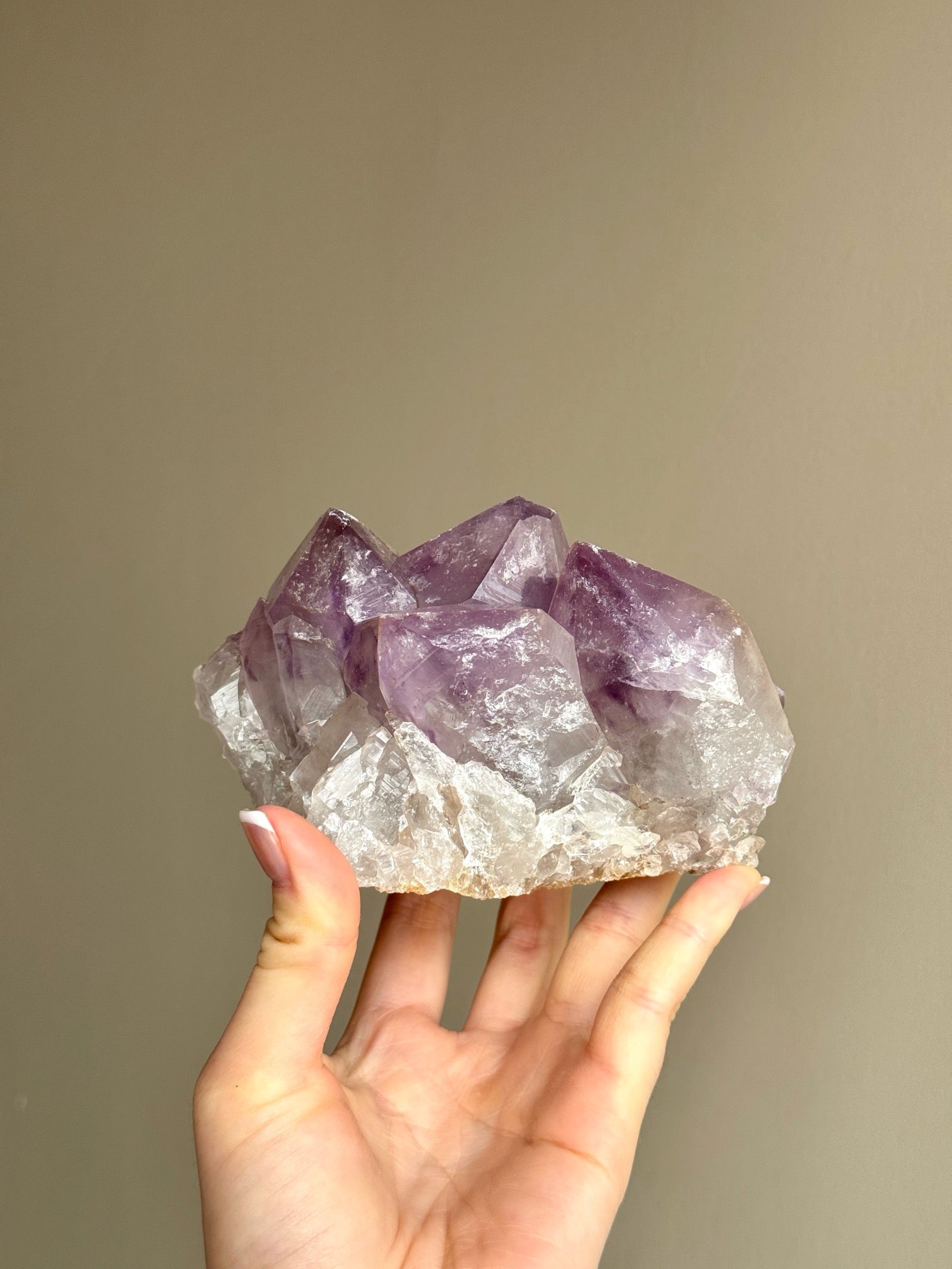 Rare Lavender Amethyst Cluster (Large)