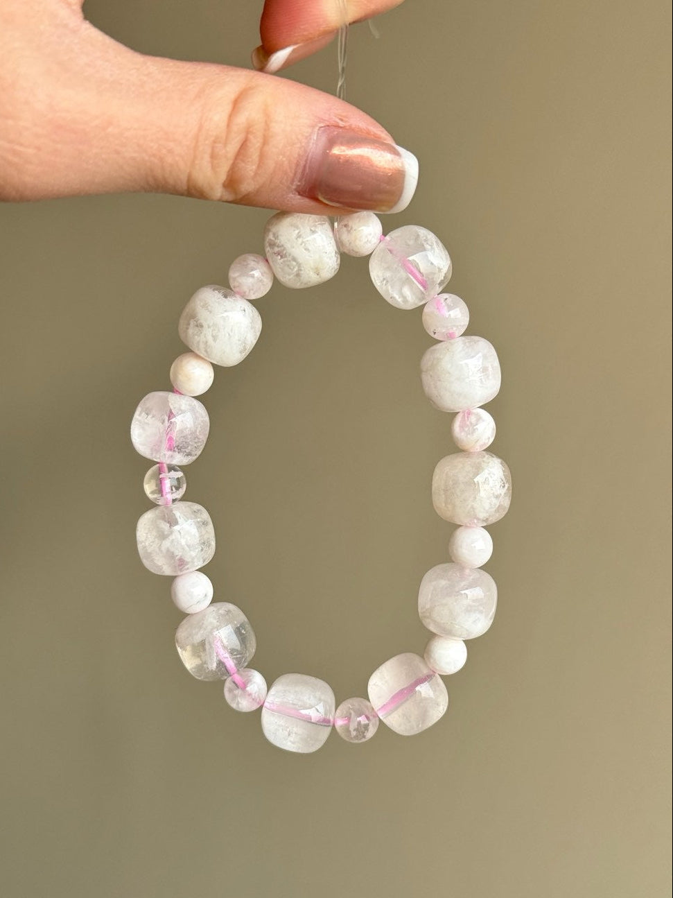 Sakura Phantom Quartz Bracelet