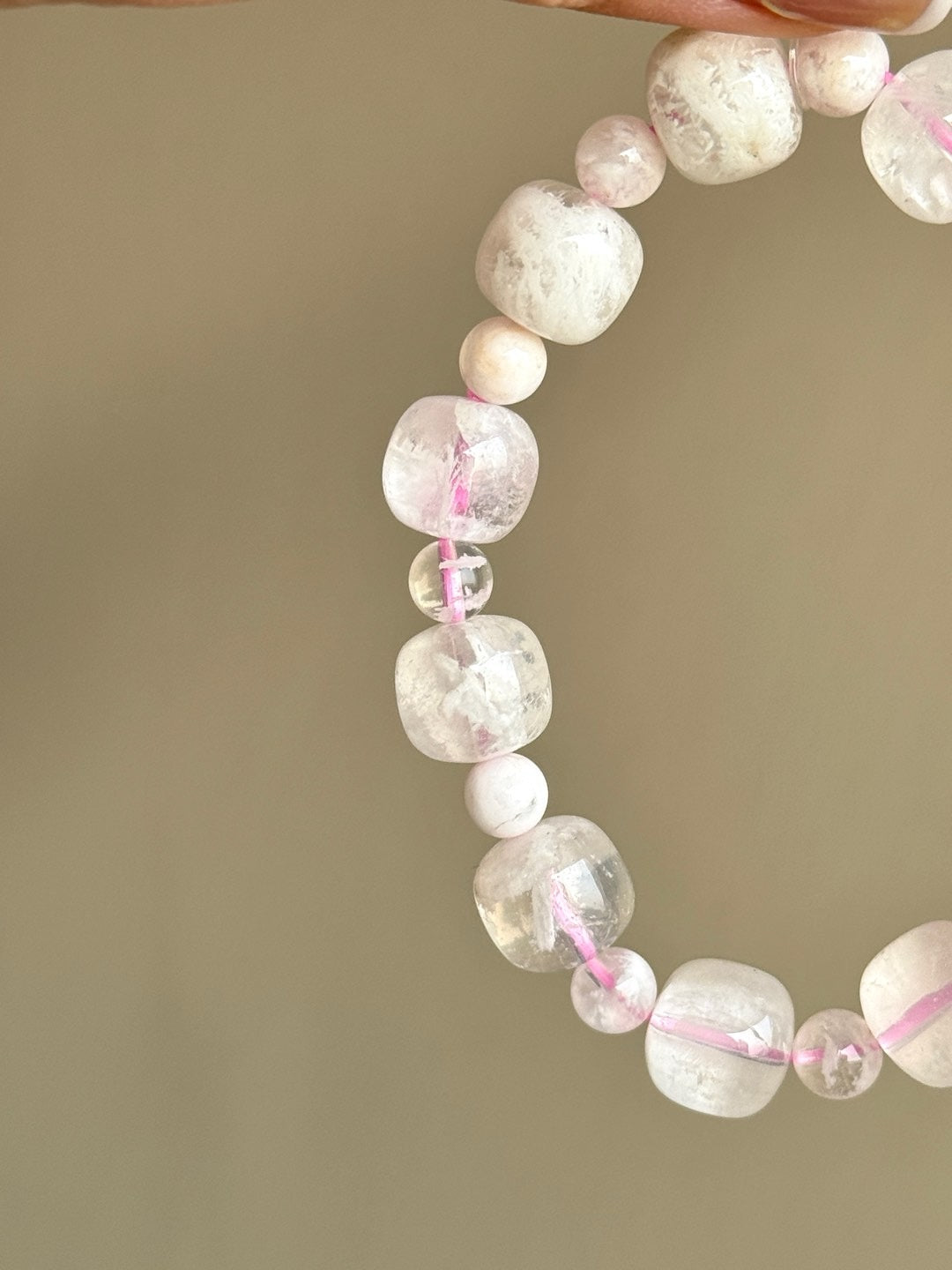 Sakura Phantom Quartz Bracelet