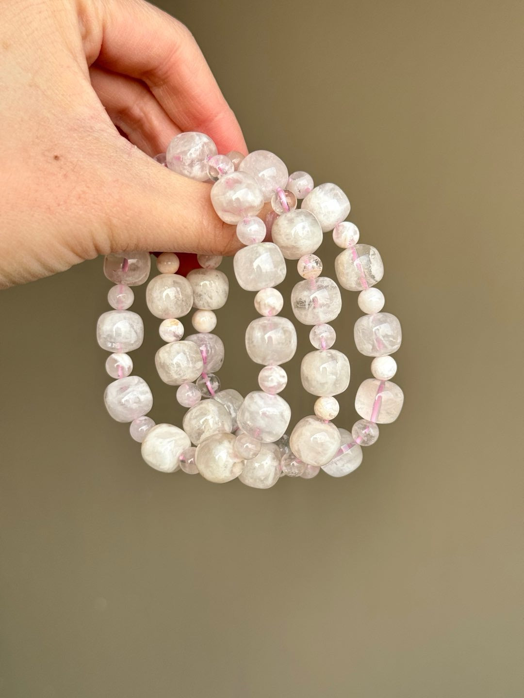 Sakura Phantom Quartz Bracelet