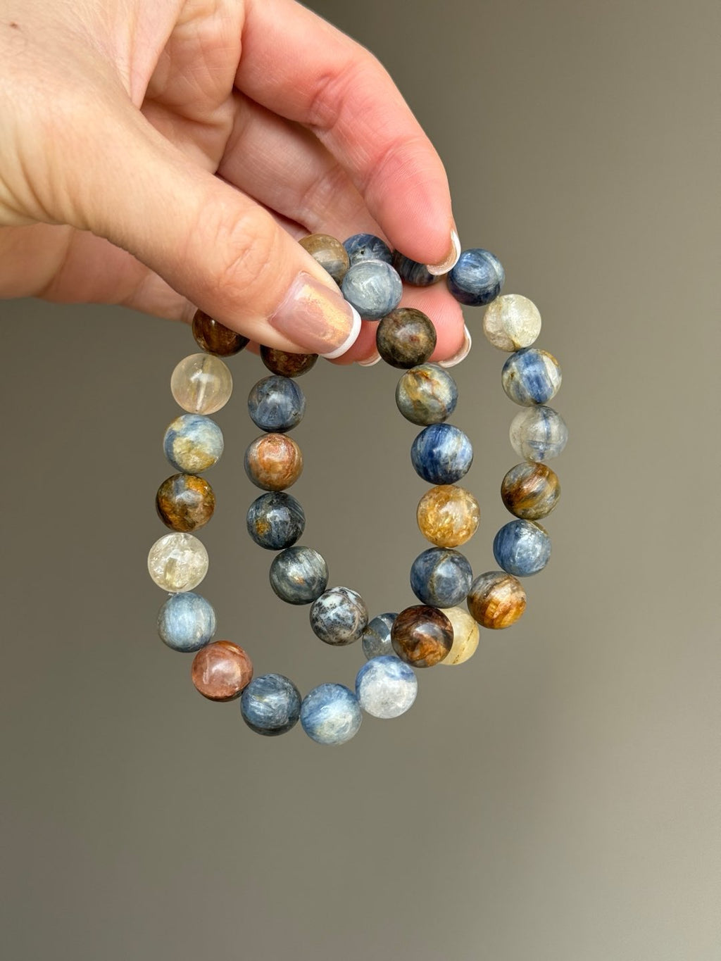 Kyanite Bracelet Inspired By Van Gogh Starry Night