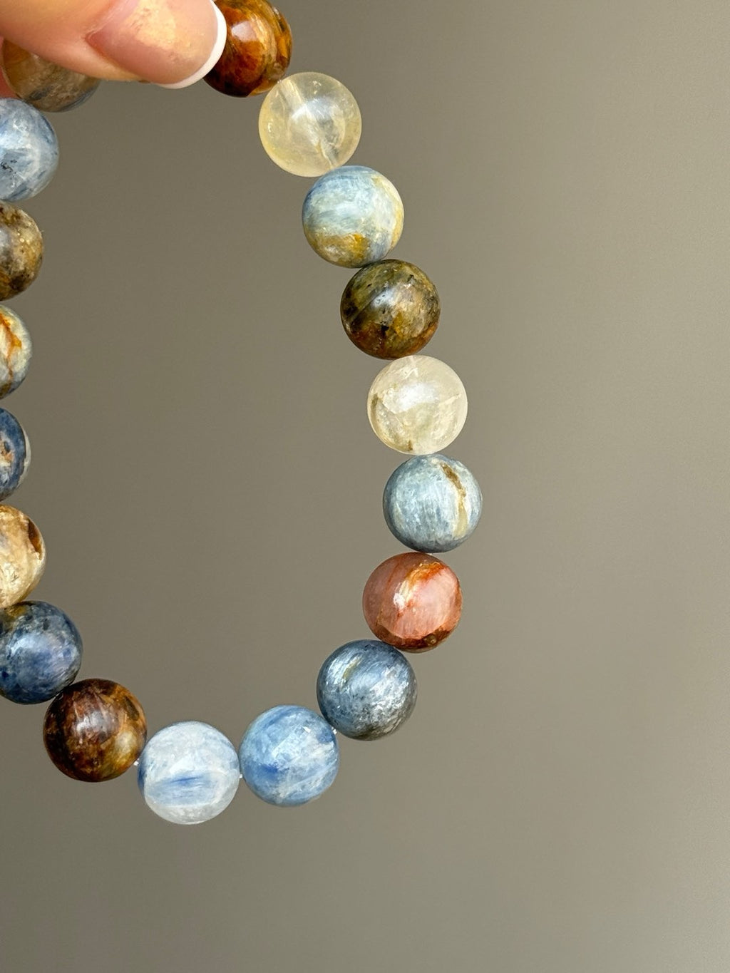 Kyanite Bracelet Inspired By Van Gogh Starry Night