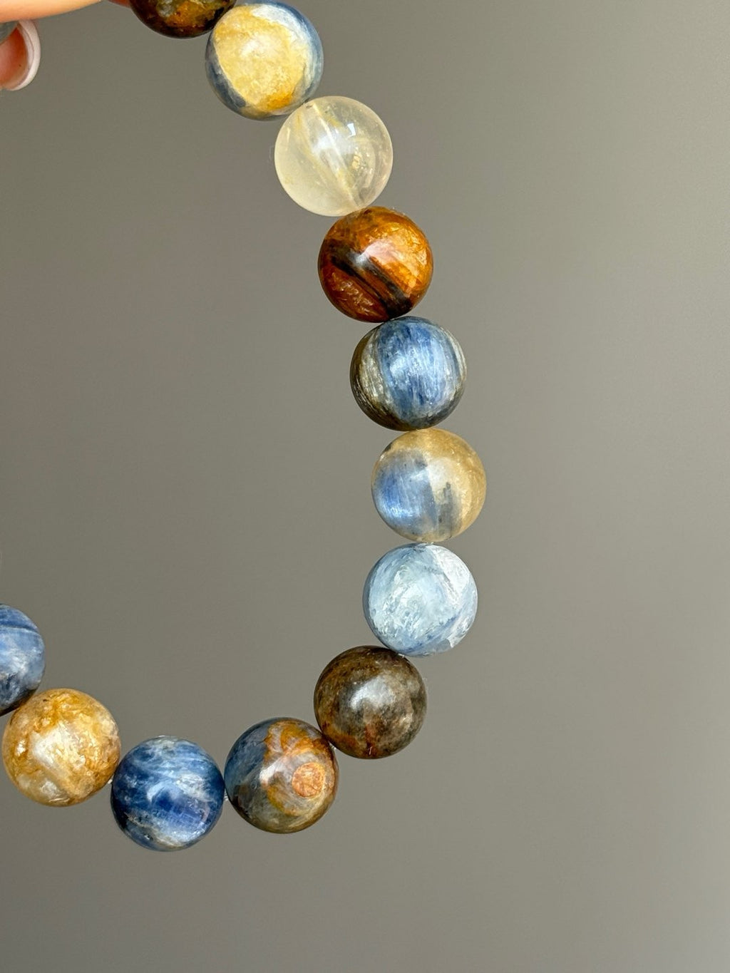 Kyanite Bracelet Inspired By Van Gogh Starry Night