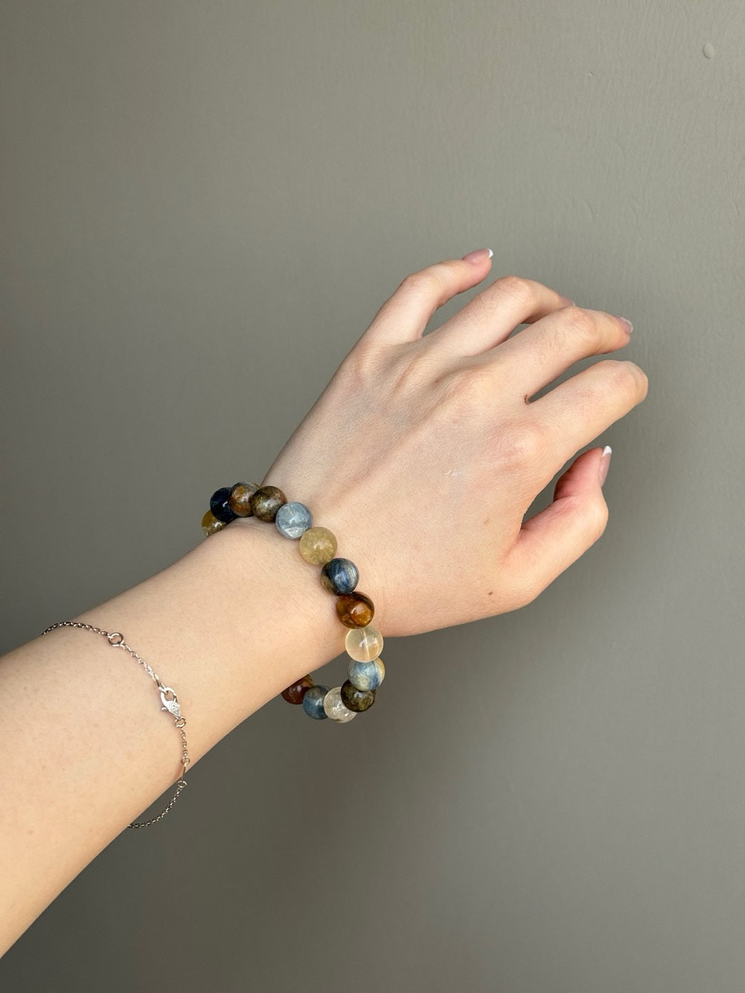 Kyanite Bracelet Inspired By Van Gogh Starry Night
